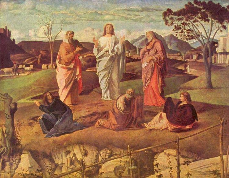 Giovanni Bellini Transfiguration of Christ china oil painting image